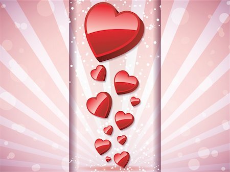 simsearch:400-05191105,k - Vector - Heart Card With Stripes Stock Photo - Budget Royalty-Free & Subscription, Code: 400-05701571