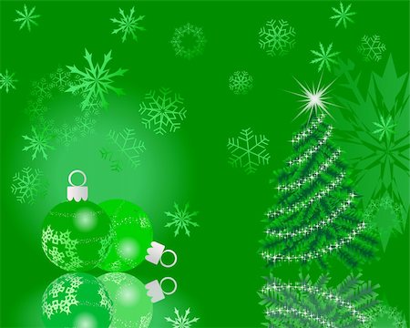 simsearch:400-05881845,k - Beautiful vector Christmas (New Year) card for design use Foto de stock - Super Valor sin royalties y Suscripción, Código: 400-05701670
