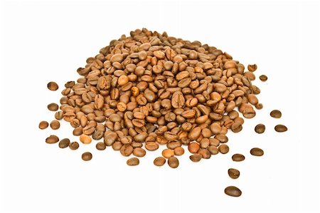 simsearch:400-05112254,k - Image of Coffee Beans in a Pile isolated with Clipping Path Stockbilder - Microstock & Abonnement, Bildnummer: 400-05701838