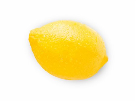 simsearch:400-05057164,k - Fresh ripe lemons. Isolated on white background Fotografie stock - Microstock e Abbonamento, Codice: 400-05703356