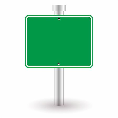 empfehlen - blank green sign Stockbilder - Microstock & Abonnement, Bildnummer: 400-05714527
