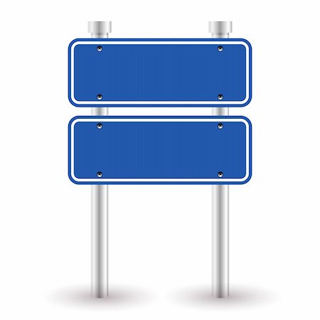 blank blue sign Stock Photo - Budget Royalty-Free & Subscription, Code: 400-05714528