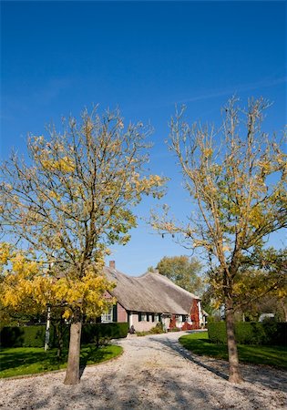 dutch farm architecture - Traditional Dutch farm house in the Alblasserwaard, the Netherlands Stock Photo - Budget Royalty-Free & Subscription, Code: 400-05715704