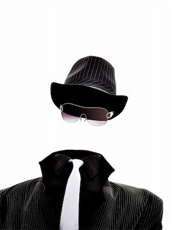 disappear - An invisible man isolated on white background Foto de stock - Super Valor sin royalties y Suscripción, Código: 400-05715754