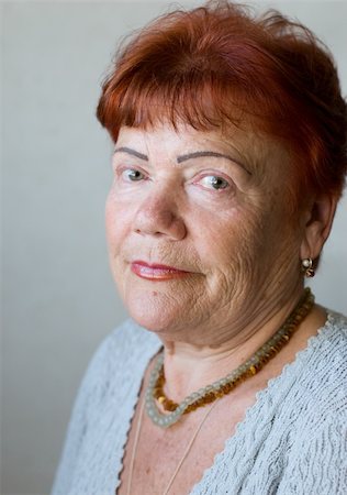 Portrait of seventy year old woman Stock Photo - Budget Royalty-Free & Subscription, Code: 400-05716146