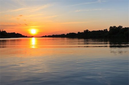 danube delta - a beautiful sunrise in the Danube Delta, Romania Stock Photo - Budget Royalty-Free & Subscription, Code: 400-05716702