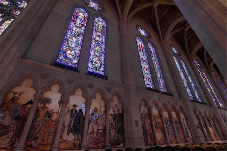 Stained Glass in Historic Grace Cathedral in San Francisco California Stock Photo - Budget Royalty-Free & Subscription, Code: 400-05717780