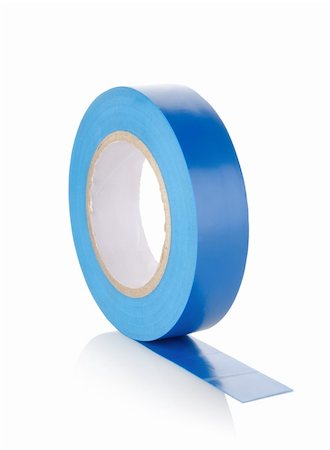 Roll of insulating tape isolated on a white background Foto de stock - Super Valor sin royalties y Suscripción, Código: 400-05718861