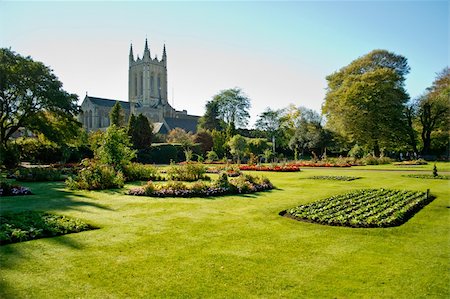 Bury St Edmunds abby garden, England Stock Photo - Budget Royalty-Free & Subscription, Code: 400-05719547