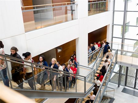 Large group of people waiting in line Stock Photo - Budget Royalty-Free & Subscription, Code: 400-05719710