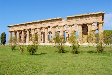 details of temples in paestum salerno, italy Stock Photo - Budget Royalty-Free & Subscription, Code: 400-05710340