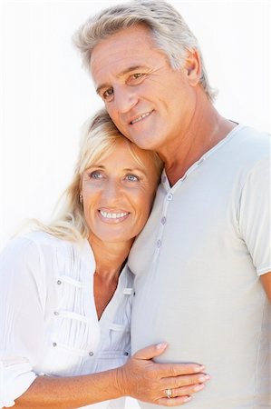 Close-up portrait of a happy romantic couple. Foto de stock - Royalty-Free Super Valor e Assinatura, Número: 400-05711429