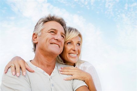 simsearch:400-05711437,k - Close-up portrait of a happy romantic couple outdoors. Stock Photo - Budget Royalty-Free & Subscription, Code: 400-05711441