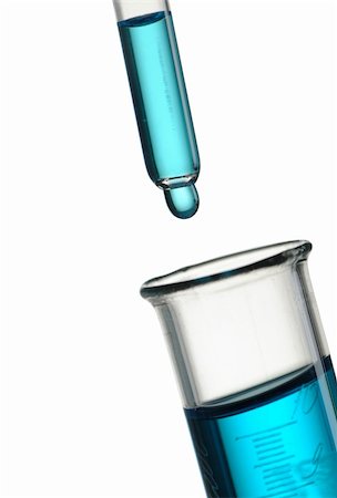 Test tube and pipette close-up Stock Photo - Budget Royalty-Free & Subscription, Code: 400-05711619