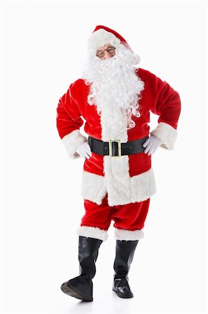 simsearch:400-05711909,k - Santa Claus on a white background Stock Photo - Budget Royalty-Free & Subscription, Code: 400-05711915
