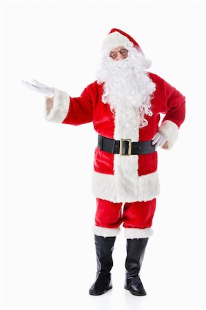 simsearch:400-05711905,k - Santa Claus on a white background Stock Photo - Budget Royalty-Free & Subscription, Code: 400-05711916