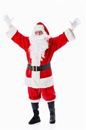simsearch:400-05711909,k - Santa Claus on a white background Stock Photo - Budget Royalty-Free & Subscription, Code: 400-05711952
