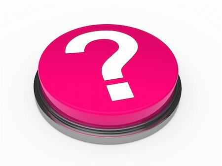 simsearch:400-05906315,k - 3d button pink with question mark sign Stock Photo - Budget Royalty-Free & Subscription, Code: 400-05712111