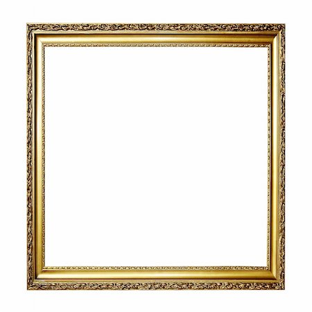 Gold picture frame Stock Photo - Budget Royalty-Free & Subscription, Code: 400-05713032