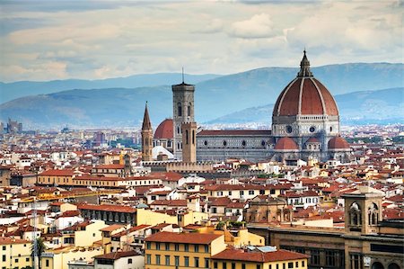 saint nicholas cathedral - The panorama of Florence, Italy, Europe Stockbilder - Microstock & Abonnement, Bildnummer: 400-05713448
