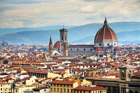 saint nicholas church - The panorama of Florence, Italy, Europe Photographie de stock - Aubaine LD & Abonnement, Code: 400-05713448