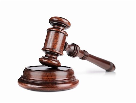 High quality mahogany wooden gavel with a sound block. Photographie de stock - Aubaine LD & Abonnement, Code: 400-05713622