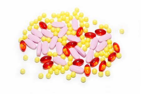 simsearch:400-04316612,k - pills, drugs and vitamin Photographie de stock - Aubaine LD & Abonnement, Code: 400-05724256