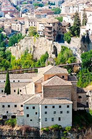 hanging houses, Cuenca, Castile-La Mancha, Spain Photographie de stock - Aubaine LD & Abonnement, Code: 400-05724407