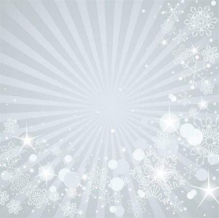 Winter background with white snowflakes Stock Photo - Budget Royalty-Free & Subscription, Code: 400-05726009