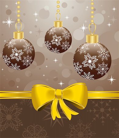 simsearch:400-05699416,k - Illustration Christmas packing with set balls - vector Stock Photo - Budget Royalty-Free & Subscription, Code: 400-05727235