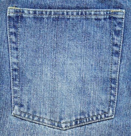 Worn blue denim jeans pocket Stock Photo - Budget Royalty-Free & Subscription, Code: 400-05720006