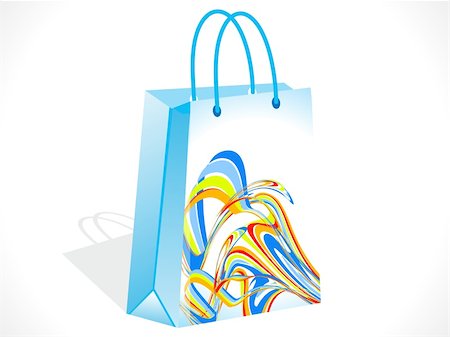 simsearch:400-08095972,k - abstract colorful shopping bag  vector illustration Stock Photo - Budget Royalty-Free & Subscription, Code: 400-05720013