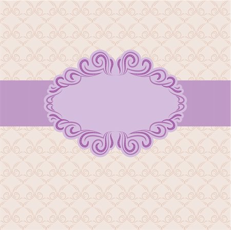 simsearch:400-05706300,k - Template frame design for greeting card . Background - seamless pattern. Stock Photo - Budget Royalty-Free & Subscription, Code: 400-05721171