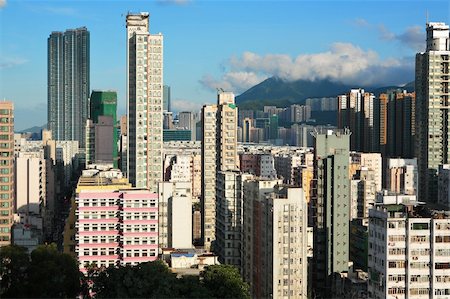 simsearch:700-06841591,k - Hong Kong crowded building Foto de stock - Super Valor sin royalties y Suscripción, Código: 400-05721486