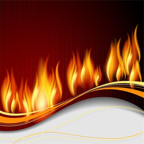 Background with flame and white wave.EPS10. Mesh. Stock Photo - Royalty-Free, Artist: Lep, Image code: 400-05721529