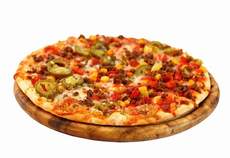 simsearch:400-08427433,k - Tradition Mexican pizza with chili, beef and onion Photographie de stock - Aubaine LD & Abonnement, Code: 400-05723124