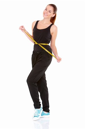 simsearch:400-05908717,k - woman with measuring tape around her waist Foto de stock - Super Valor sin royalties y Suscripción, Código: 400-05734533