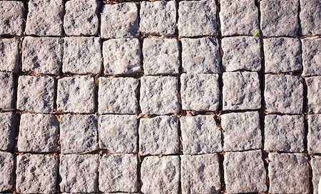 simsearch:400-08888374,k - Detailed tiled cobbled pavement road surface texture close-up Stock Photo - Budget Royalty-Free & Subscription, Code: 400-05735708