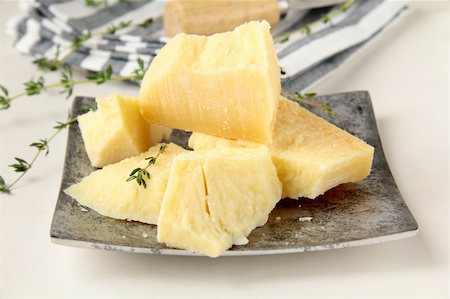 dinner table in italy - parmesan cheese  with knife Stock Photo - Budget Royalty-Free & Subscription, Code: 400-05735982