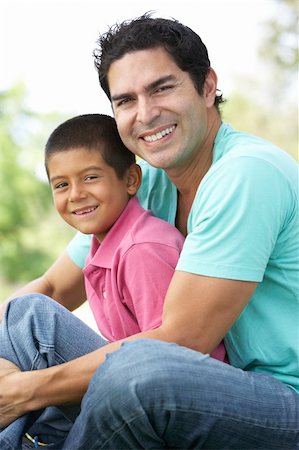 simsearch:400-05736759,k - Father And Son In Park Stock Photo - Budget Royalty-Free & Subscription, Code: 400-05736769