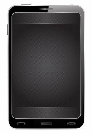 simsearch:400-08404609,k - Vector Black Smartphone Foto de stock - Royalty-Free Super Valor e Assinatura, Número: 400-05737904