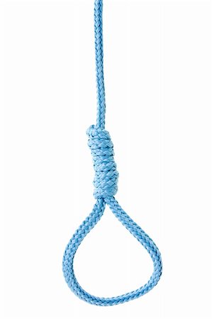 simsearch:400-03971324,k - blue rope noose isolated on white background Foto de stock - Super Valor sin royalties y Suscripción, Código: 400-05738266