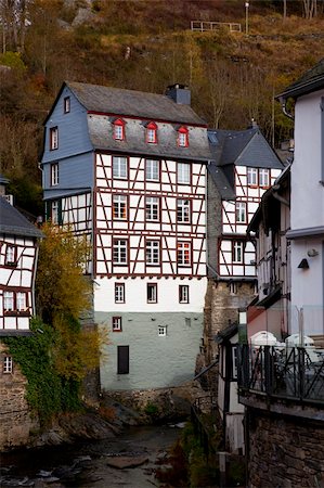 house in monchau germany Stock Photo - Budget Royalty-Free & Subscription, Code: 400-05738837