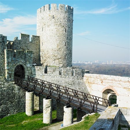 fortress Kalemegdan, Belgrade, Serbia Stockbilder - Microstock & Abonnement, Bildnummer: 400-05739380