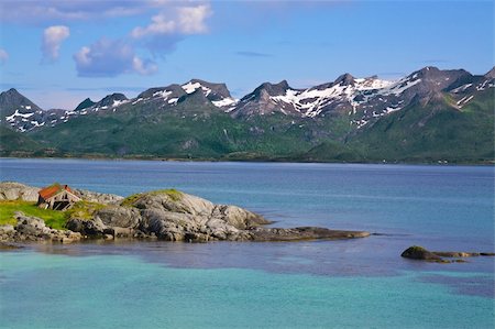 Picturesque scenery on Lofoten Islands, Norway Stock Photo - Budget Royalty-Free & Subscription, Code: 400-05739836