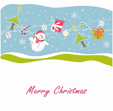 Merry Christmas, Winter Stock Photo - Budget Royalty-Free & Subscription, Code: 400-05730987