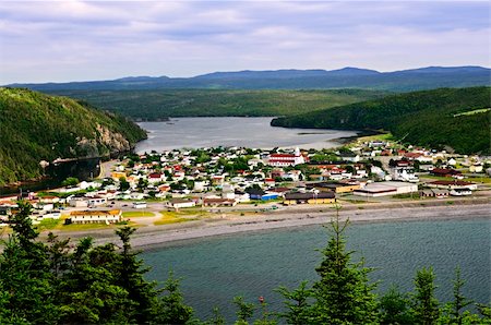 Town of Placentia cityscape in Newfoundland, Canada Stockbilder - Microstock & Abonnement, Bildnummer: 400-05731763