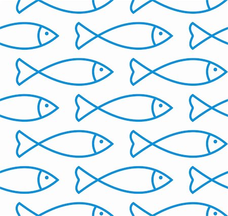 fish fin texture - Fish seamless vector pattern. Perfectly tile-able both horizontally and vertically; scalable and editable vector illustration; Foto de stock - Super Valor sin royalties y Suscripción, Código: 400-05731869