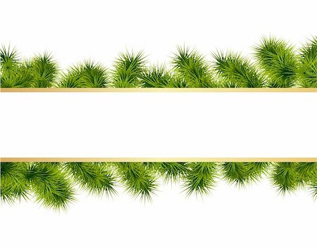 simsearch:400-07061808,k - Christmas white background with fir branches. Vector illustration. Photographie de stock - Aubaine LD & Abonnement, Code: 400-05732282