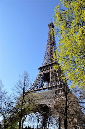 simsearch:400-06059898,k - The Eiffel Tower, Paris, France Foto de stock - Royalty-Free Super Valor e Assinatura, Número: 400-05732345